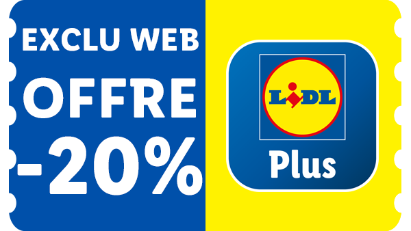 Exclu web offre -20%. Plus.