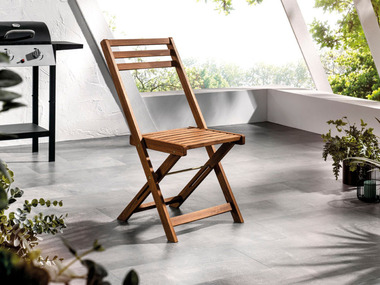 LIVARNO home Chaise pliante Sevilla, en bois d'acacia