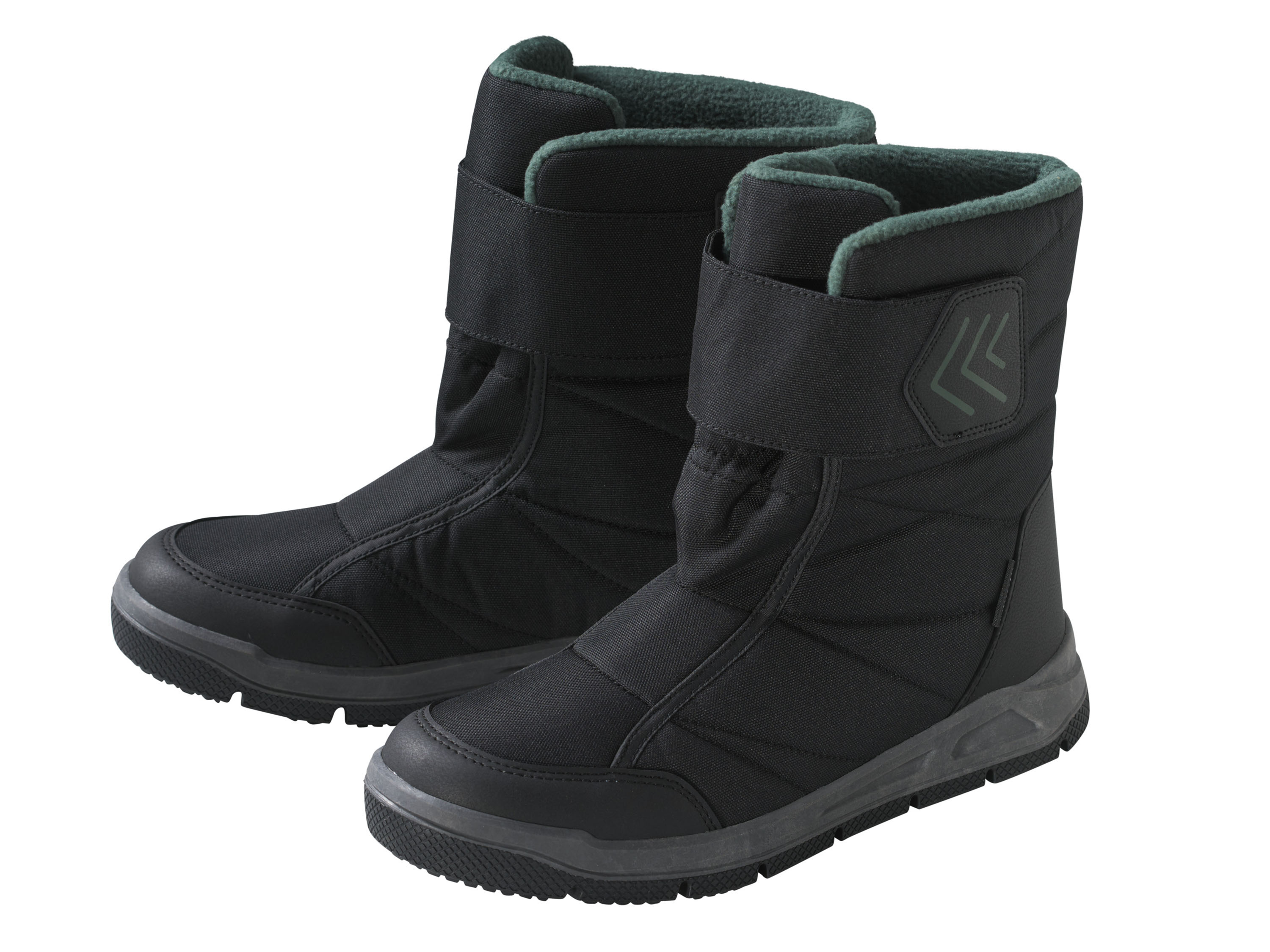 CRIVIT Bottines d’hiver à doublure chaude homme (noir, 44)