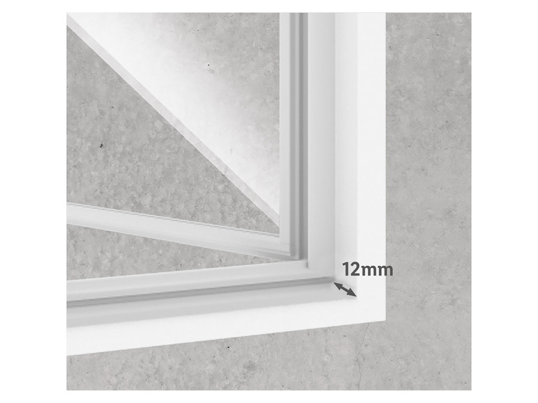 Aller en mode plein écran : LIVARNO home Fenêtre moustiquaire en aluminium, 130 x 150 cm - Image 13
