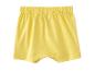 Shorts bébé tricotés jaunes avec taille élastique