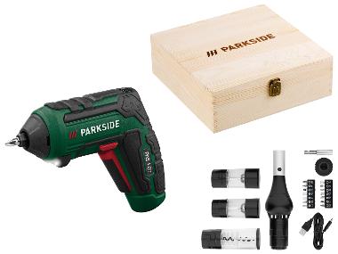PARKSIDE® Set de visseuses sans fil avec accessoires BBQ PAS 4 D7, 10 Nm, 4 V
