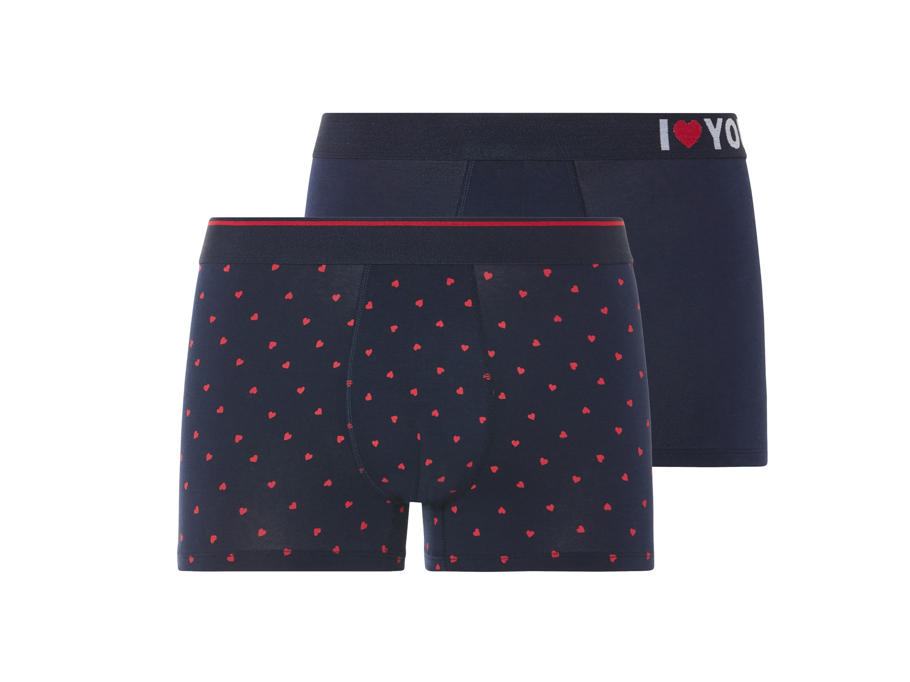 LIVERGY® Lot de 2 boxers homme (bleu foncé, S)