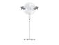 Ventilateur sur pied blanc avec fonction d'oscillation