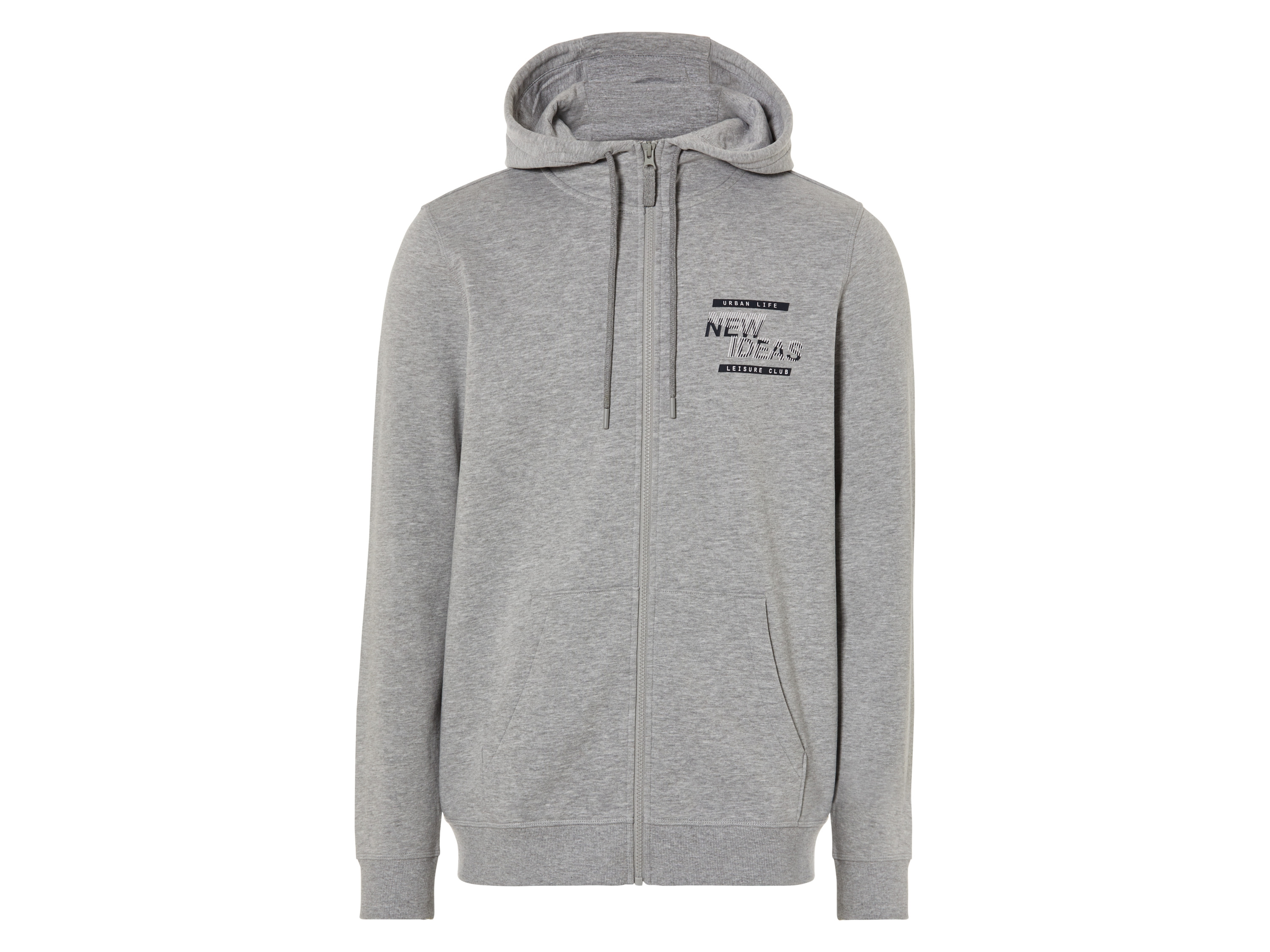 LIVERGY® Sweat molletonné homme (S, gris)