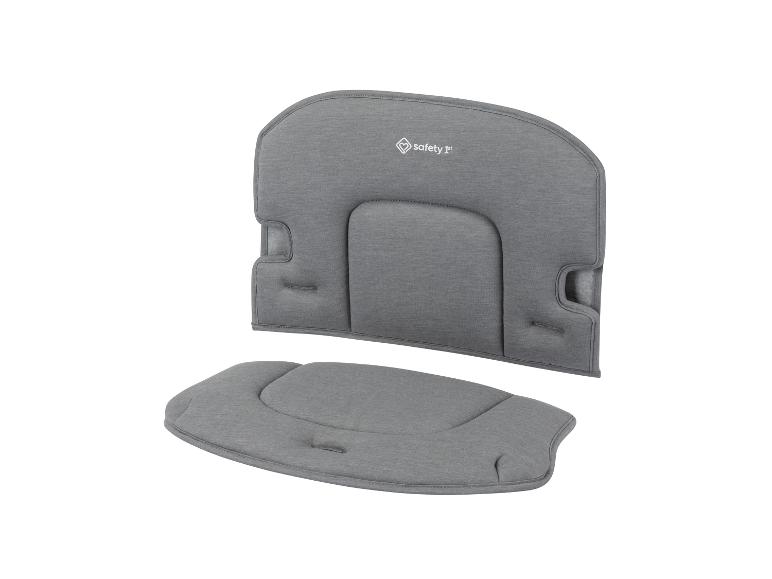 Insert de siège bébé gris avec dossier et assise