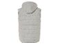 Un gilet gris à capuche