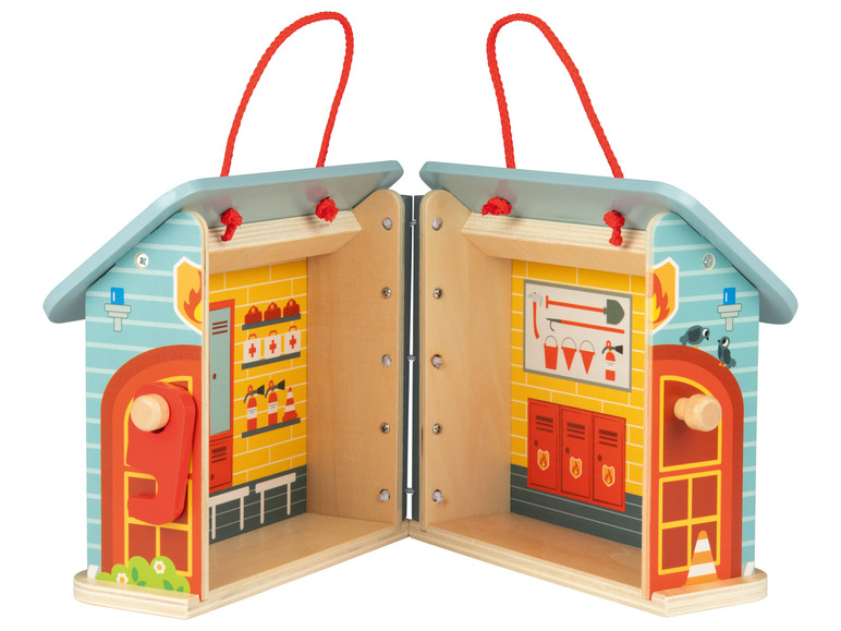 Aller en mode plein écran : Set de jeu transportable en bois - Image 5
