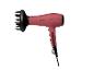Un sèche-cheveux rose Silvercrest avec un diffuseur.