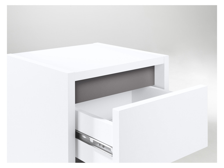 Aller en mode plein écran : LIVARNO home Armoire latérale de salle de bains Oslo, 32 x 80 x 28 cm, blanche - Image 17