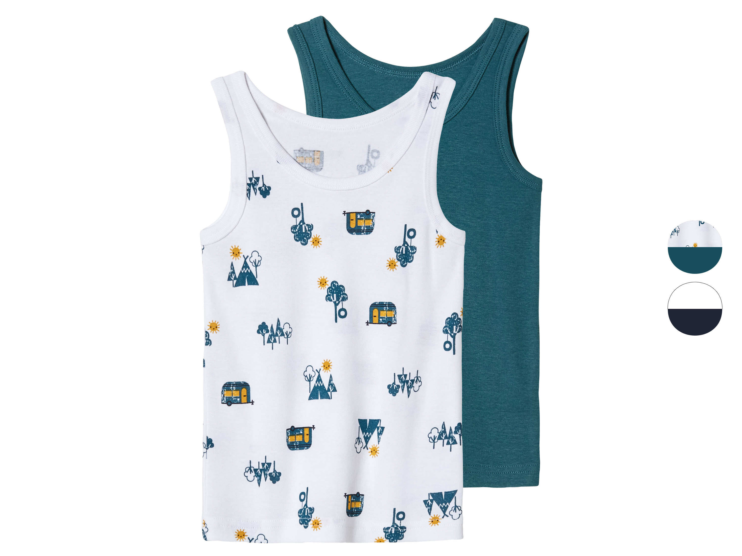 lupilu® Lot de 2 débardeurs enfant