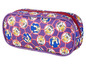 Une trousse violette avec Sonic the Hedgehog et Tails.
