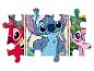 Un puzzle avec Stitch, Angel et Jumba de Lilo & Stitch.