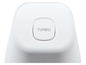 Un bouton blanc avec l'inscription 'TURBO'