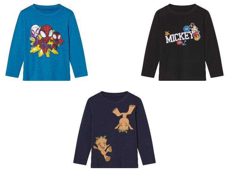 T-shirts enfant Spiderman, Mickey et Groot.