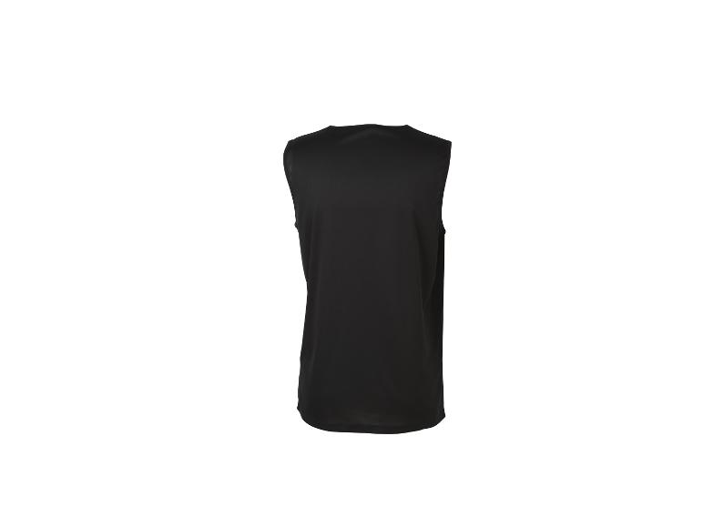 Débardeur noir pour homme, vue de dos