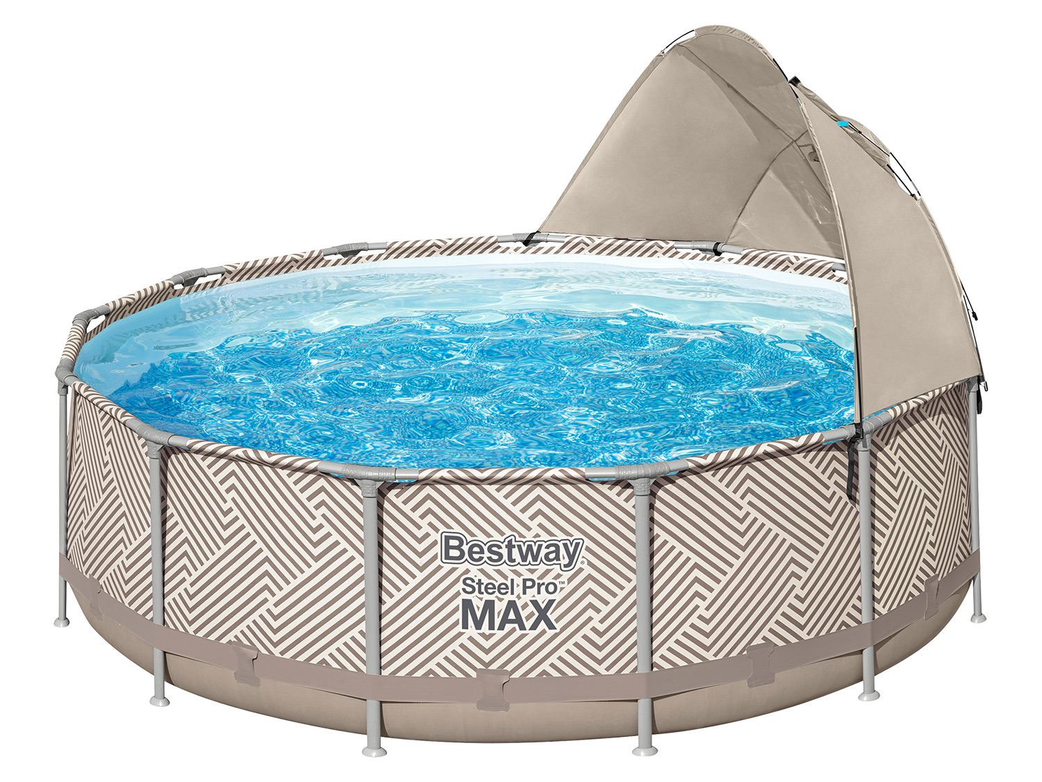 Bestway Piscine avec pompe de filtration et abri