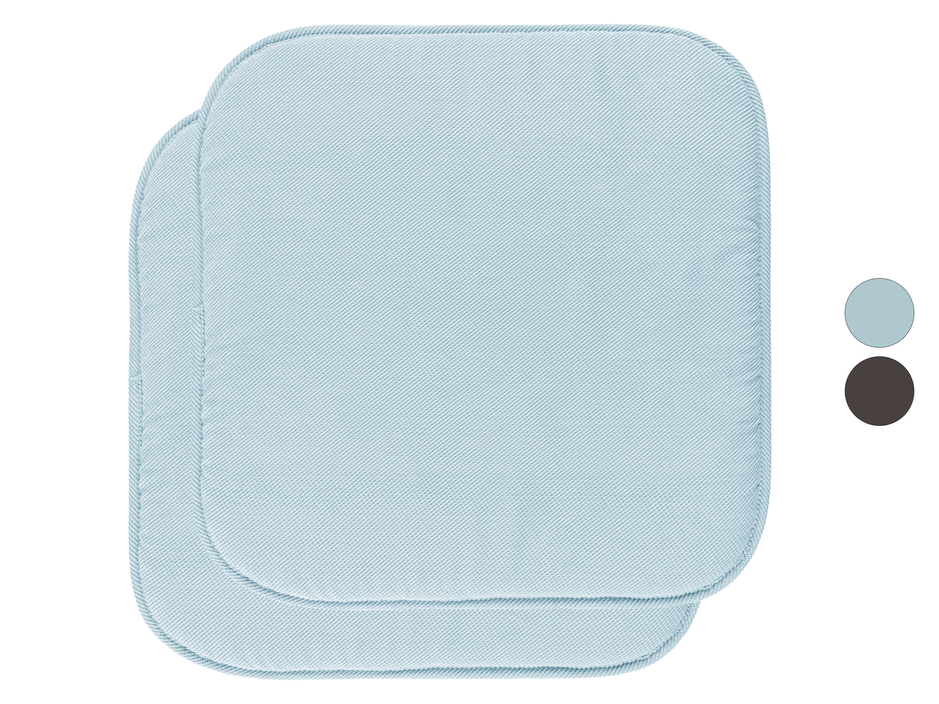 LIVARNO home Lot de 2 coussins de chaise, 38 x 38 cm