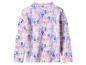Haut à manches longues avec imprimé animaux et arbres aux couleurs pastel