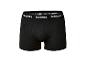 Caleçon boxer noir pour homme avec ceinture élastique blanche portant le mot « PARKSIDE »