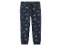 Pantalon de jogging pour enfant bleu marine à imprimé tracteurs.