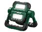 Projecteur de travail vert PARKSIDE avec deux panneaux lumineux et support réglable.