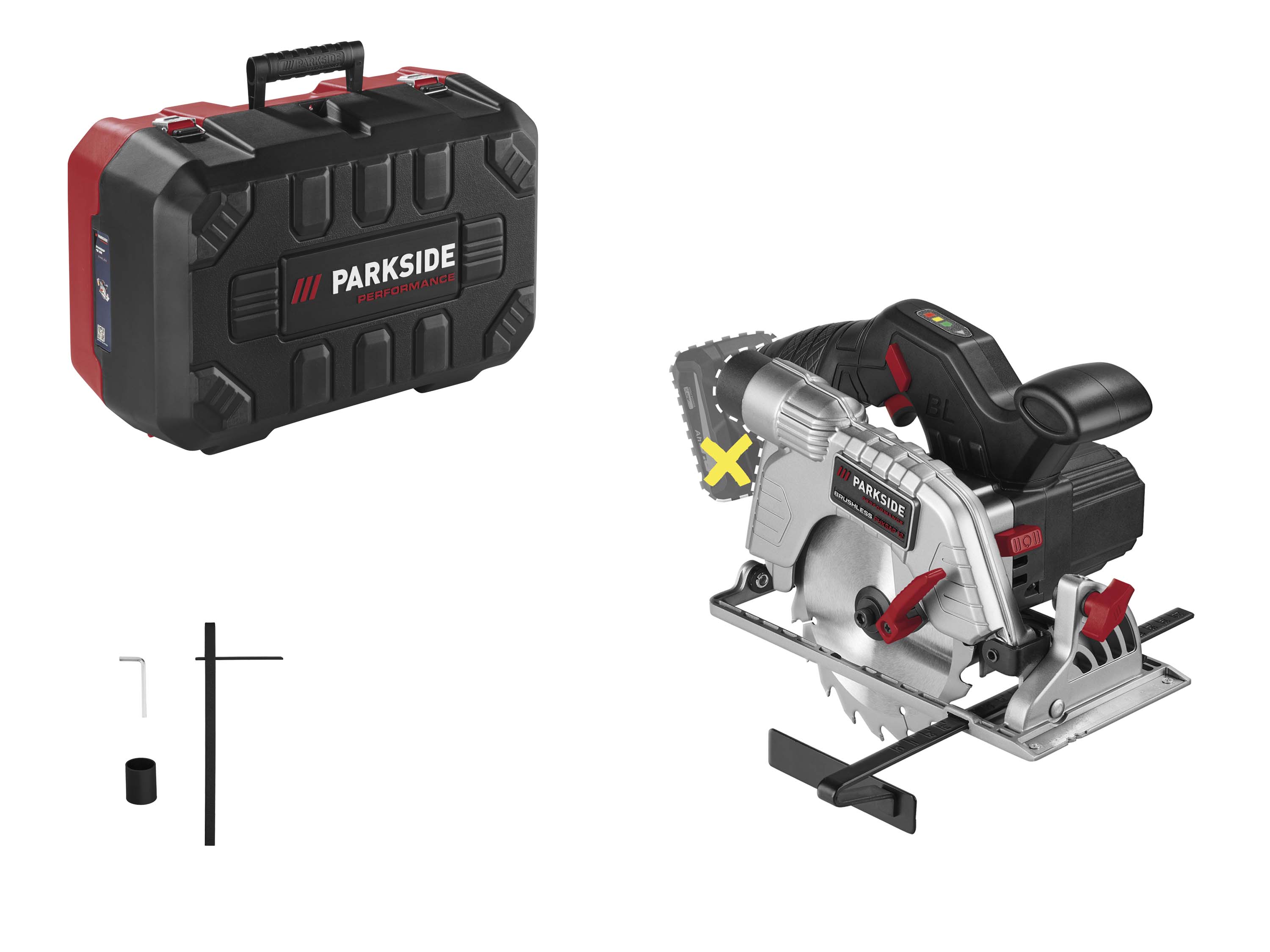 PARKSIDE PERFORMANCE® Scie circulaire sans fil 12 V, PHKSAP 12 B2, sans batterie – sans chargeur