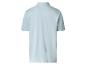 Polo homme bleu clair, vue de dos.