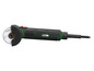 Une meuleuse d'angle Parkside X20VTEAM verte avec un disque.