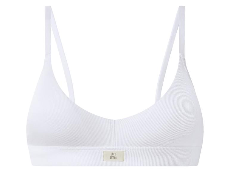 Soutien-gorge côtelé sans armatures femme