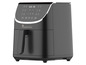 Une friteuse à air MasterPro noire avec un écran numérique