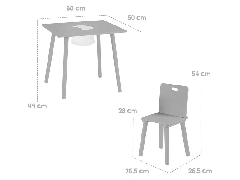 Aller en mode plein écran : Table pour enfants avec 2 chaises - Image 7