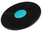 Un disque de fitness noir Crivit pour des exercices d'équilibre.