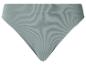 Culotte de bikini femme vert menthe à texture côtelée