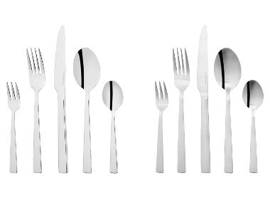 LIVARNO home Set de couverts en acier inoxydable, 60 pièces
