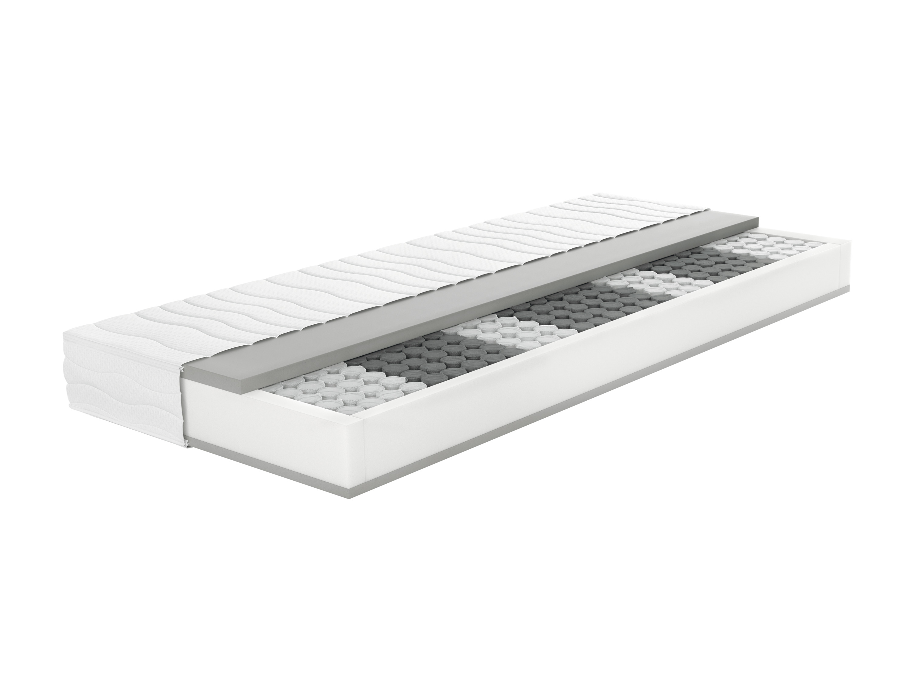LIVARNO home Matelas à ressors ensachés, 7 zones, H3, 90 x 190 cm