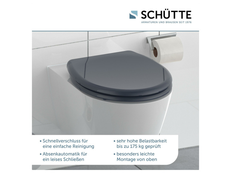 Aller en mode plein écran : Schütte Abattant WC, avec fermeture en douceur - Image 31