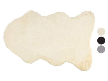 LIVARNO home Tapis en fausse fourrure, 60 x 90 cm