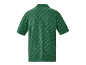 T-shirt vert à manches courtes avec motif de texte répété