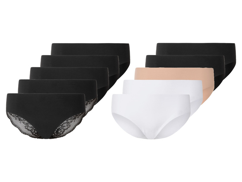Aller en mode plein écran : esmara® Lot de 5 culottes mini invisibles femme - Image 1