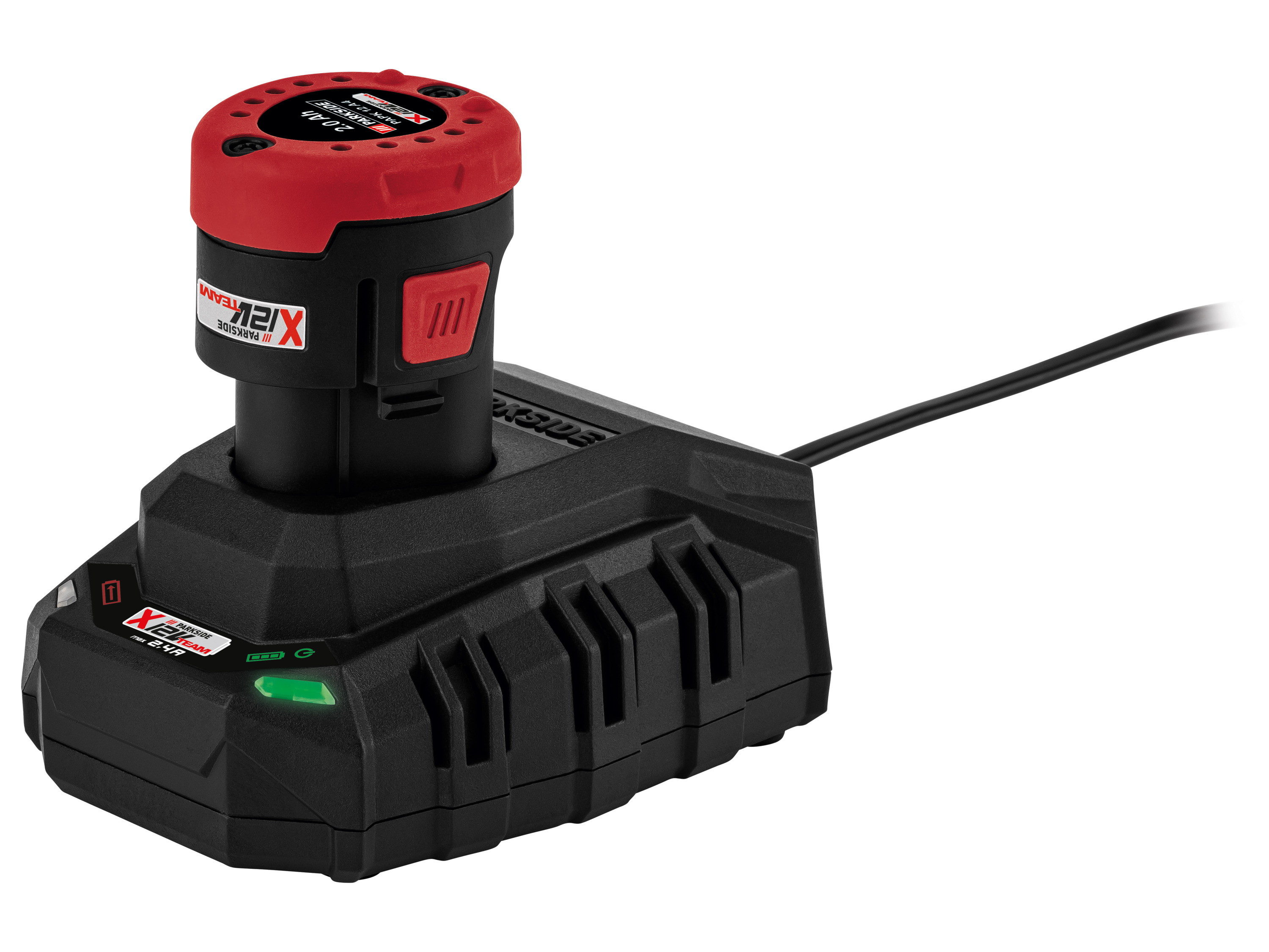 PARKSIDE® Batterie et chargeur PAPK 12 A4/PLGK 12 A3, 2,4 A, 12 V