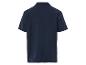 Chemise bleu marine à manches courtes.