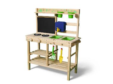 lupilu® Cuisine d'extérieur en bois
