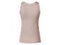 Débardeur beige pour femme, vue arrière