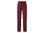 Pantalon de détente pour femme, couleur bordeaux, avec cordon.