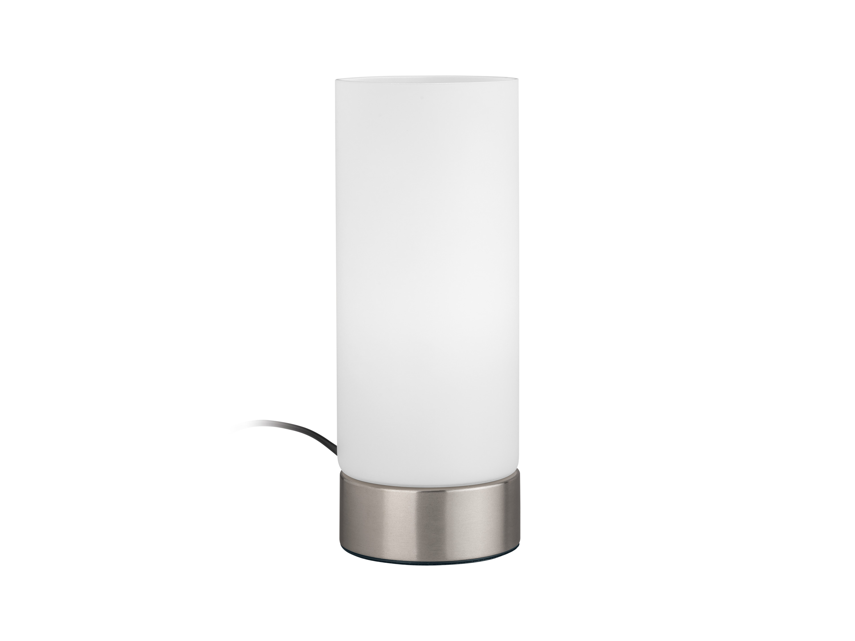 LIVARNO home Lampe de table LED avec fonction tactile ((Hauteur 255mm) verre blanc)