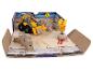 Ensemble de construction jouet avec chargeur, sable cinétique et décorations de chantier.