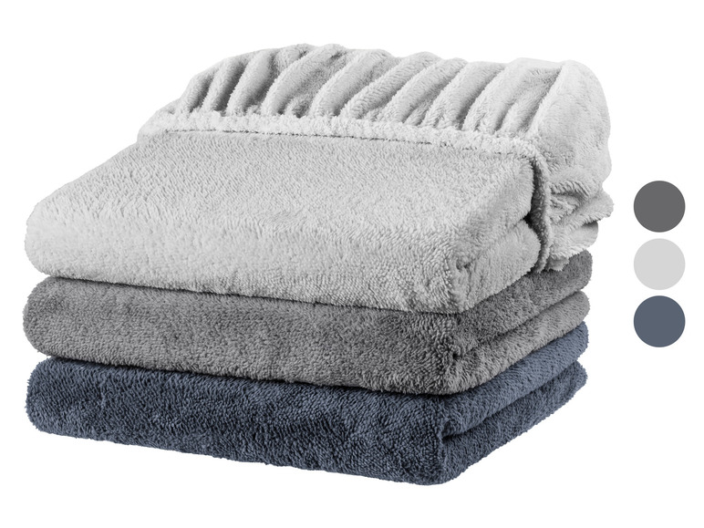 Aller en mode plein écran : LIVARNO home Drap-housse en polaire, 140-160 x 200 cm - Image 1