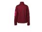 Veste polaire bordeaux pour femme avec empiècement rose sur la manche