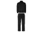 Un survêtement noir avec veste et pantalon